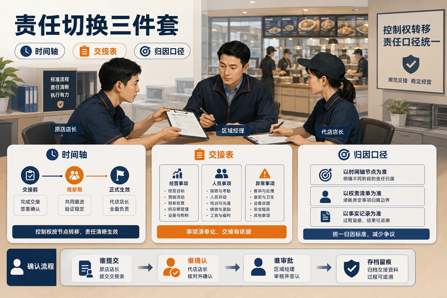 连锁餐饮临时代店责任切换机制与区域归因设计（2026年版）