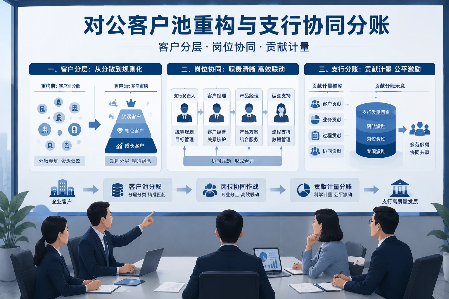 对公客户池重构与支行协同分账机制设计(2026年版)