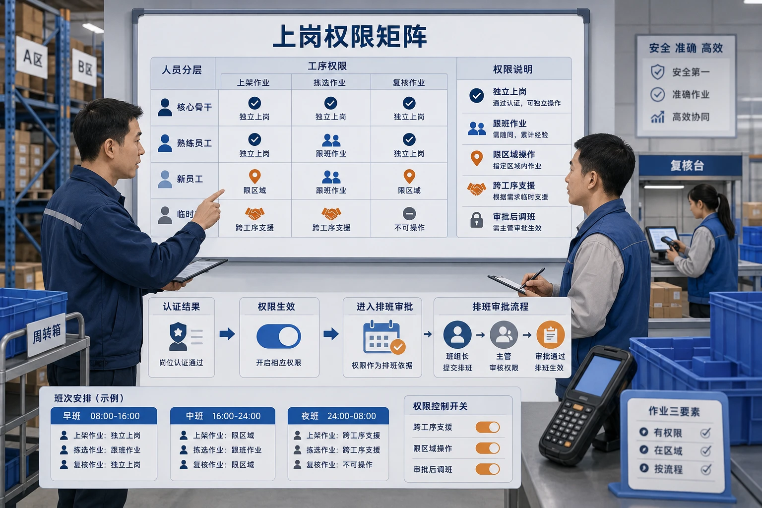仓储多工序熟练度分层与上岗权限晋级机制设计（2026年版）