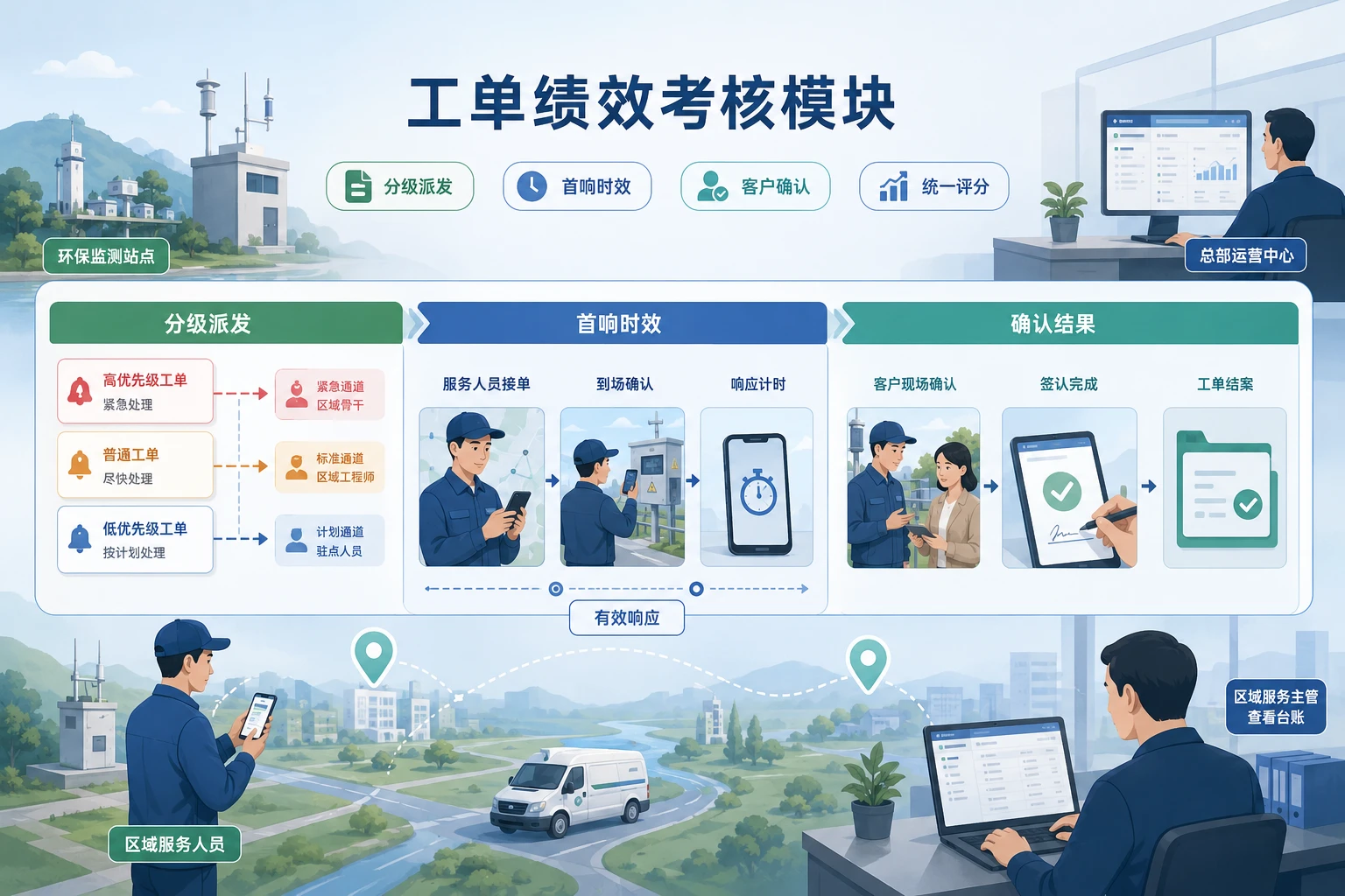 跨区域环保监测工单首响与责任闭环设计（2026年版）