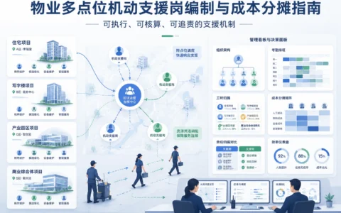 物业机动支援岗怎么设？编制、替班优先级、工时归属与成本分摊指南