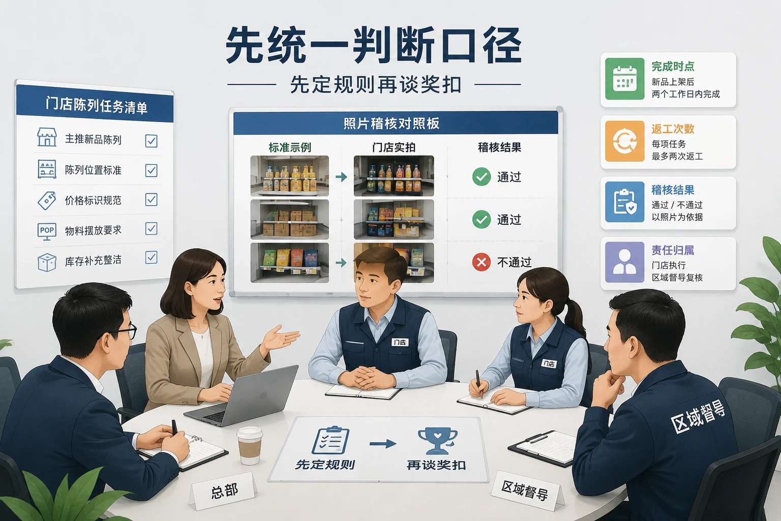 连锁门店新品陈列奖扣闭环怎么设计