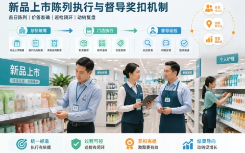 连锁门店新品上市陈列执行与区域督导奖扣机制设计（2026年版）