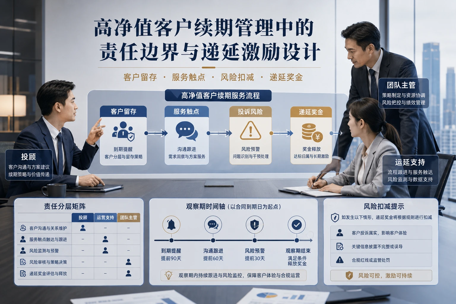 2026年高净值客户续期管理中的责任边界与递延激励设计
