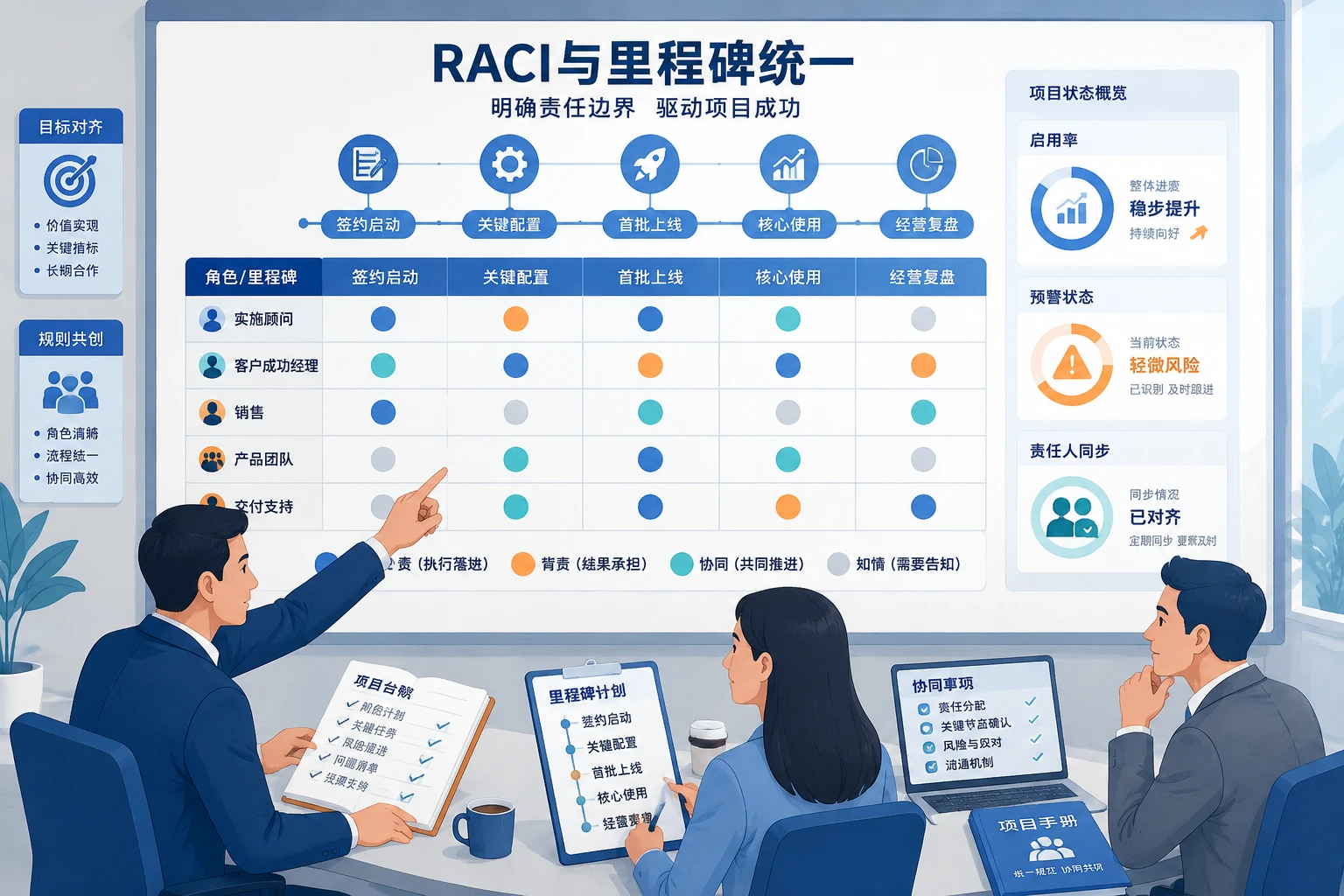 SaaS客户上线放缓时的责任前置与里程碑共担机制