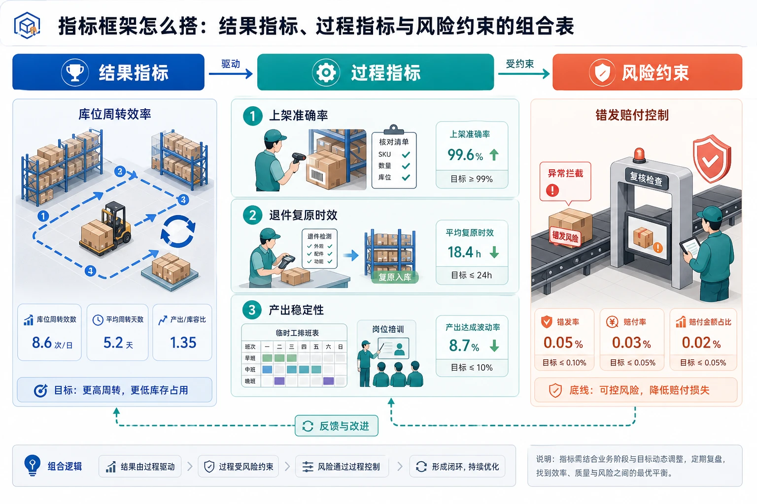 2026年仓配一体化下仓主管绩效联动设计：周转、退件与赔付控制