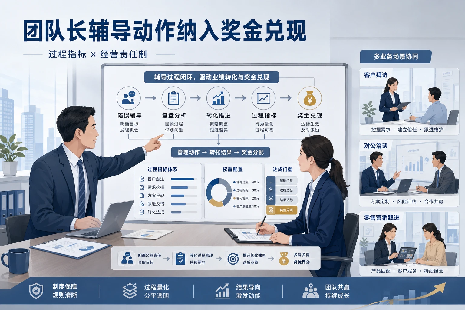 银行团队长辅导动作如何纳入奖金兑现机制设计（2026年版）