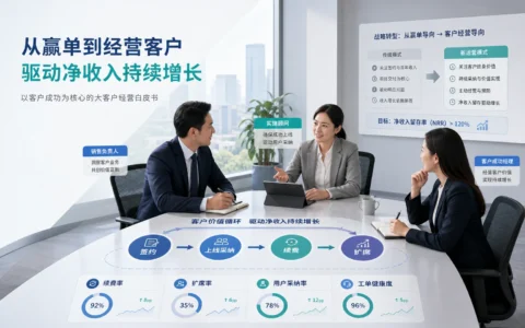 2026年大客户SaaS如何重构客户成功绩效：续费率、扩席率与交付采纳联动机制