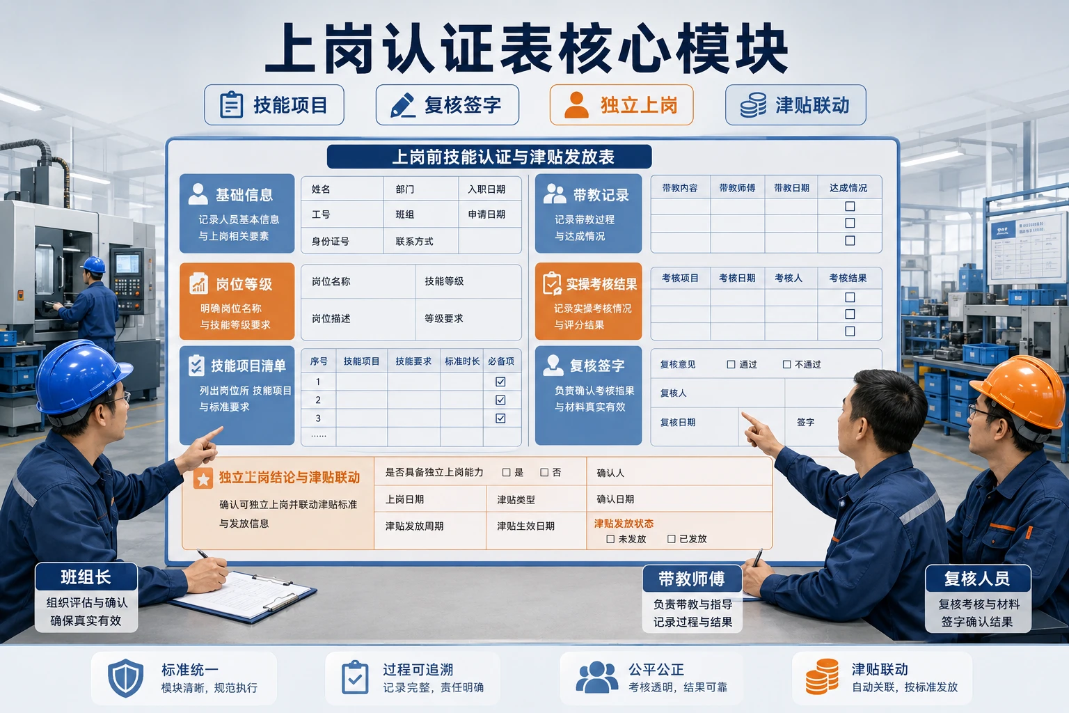 关键岗位独立上岗认证与津贴联动表怎么设计（2026年版）
