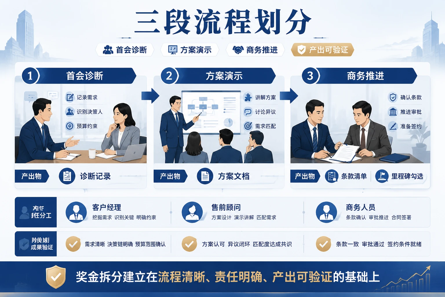 证券保险顾问式销售阶段提成拆分机制设计（2026年版）