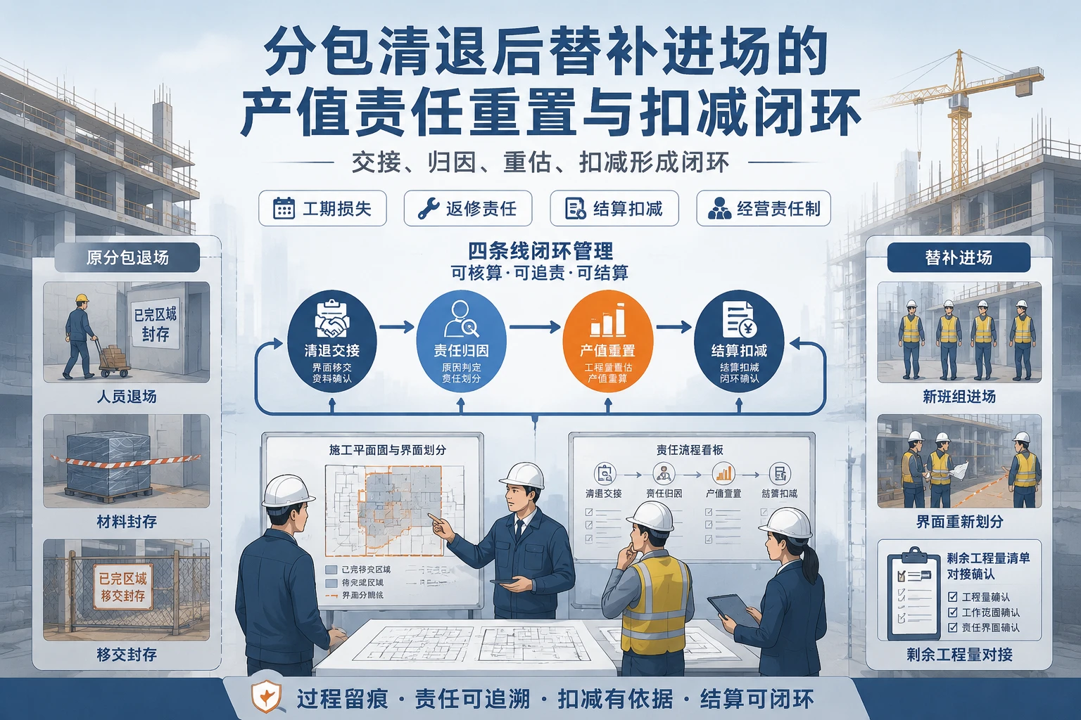 分包清退后替补进场的产值责任重置与扣减闭环（2026年版）