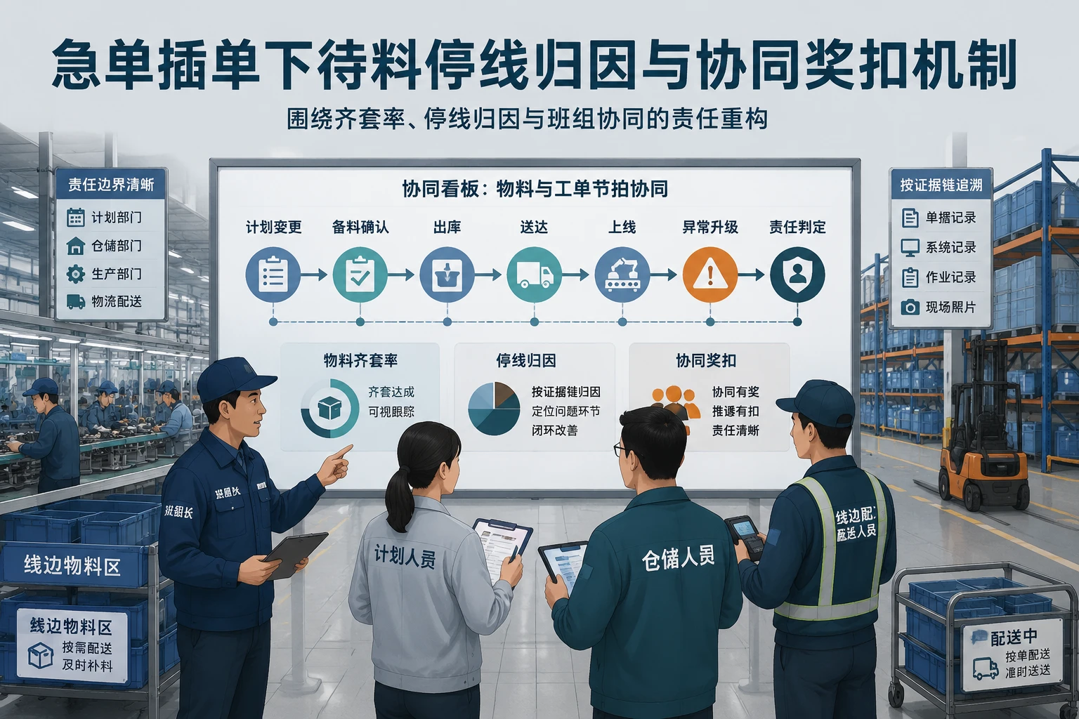 2026年急单插单频发下待料停线归因与协同奖扣机制设计