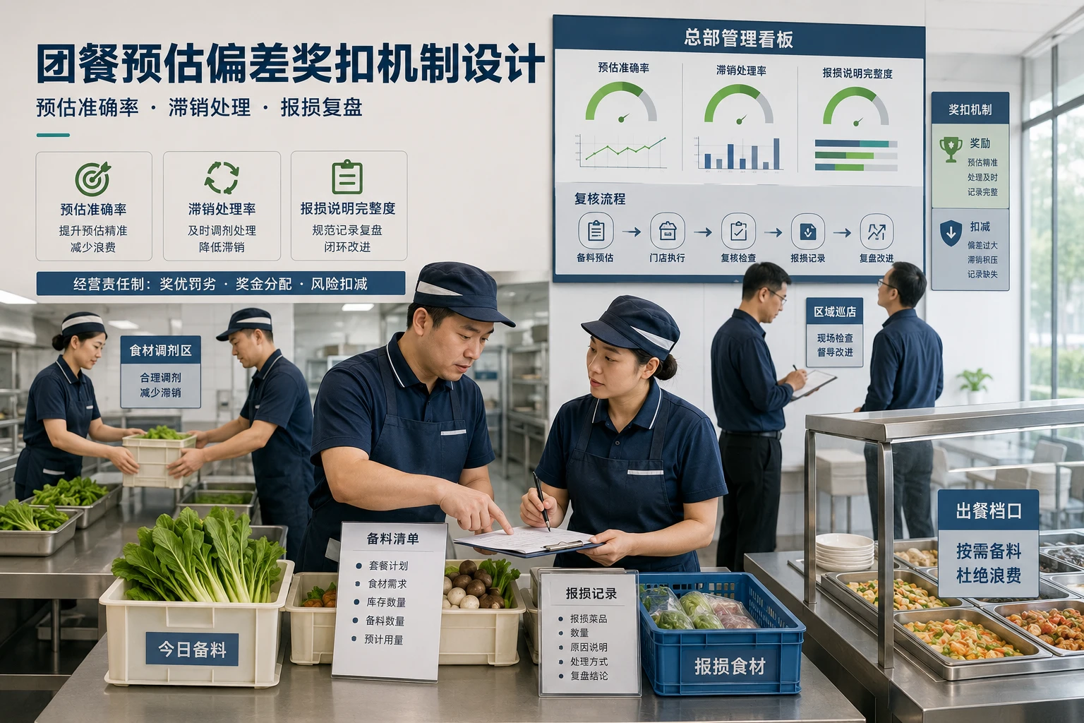 2026年连锁团餐套餐频繁变动下的预估偏差奖扣机制设计