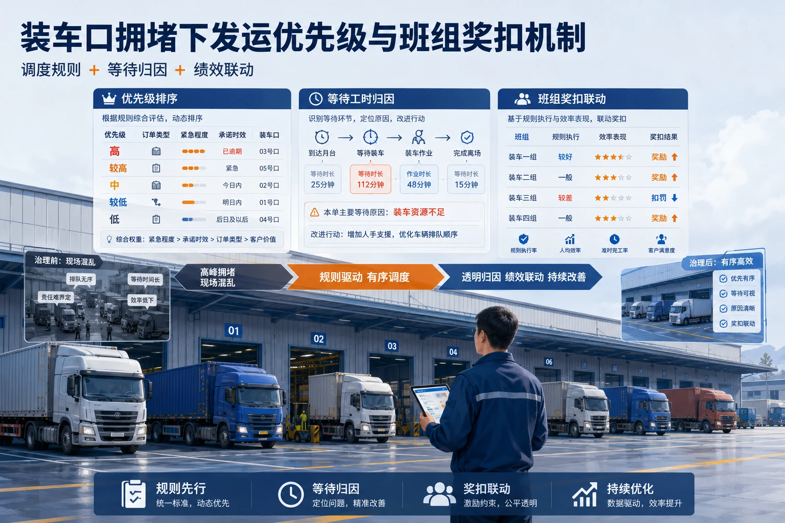 2026年装车口拥堵下发运优先级与班组奖扣机制指南