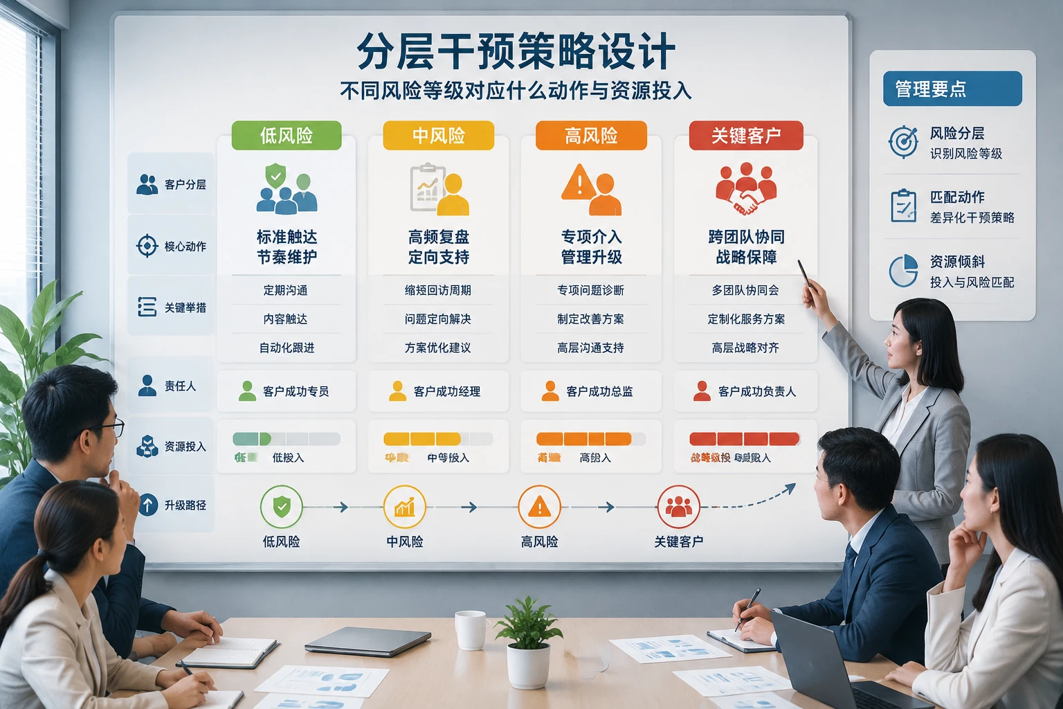 客户成功续费预警分层干预与奖金权重设计