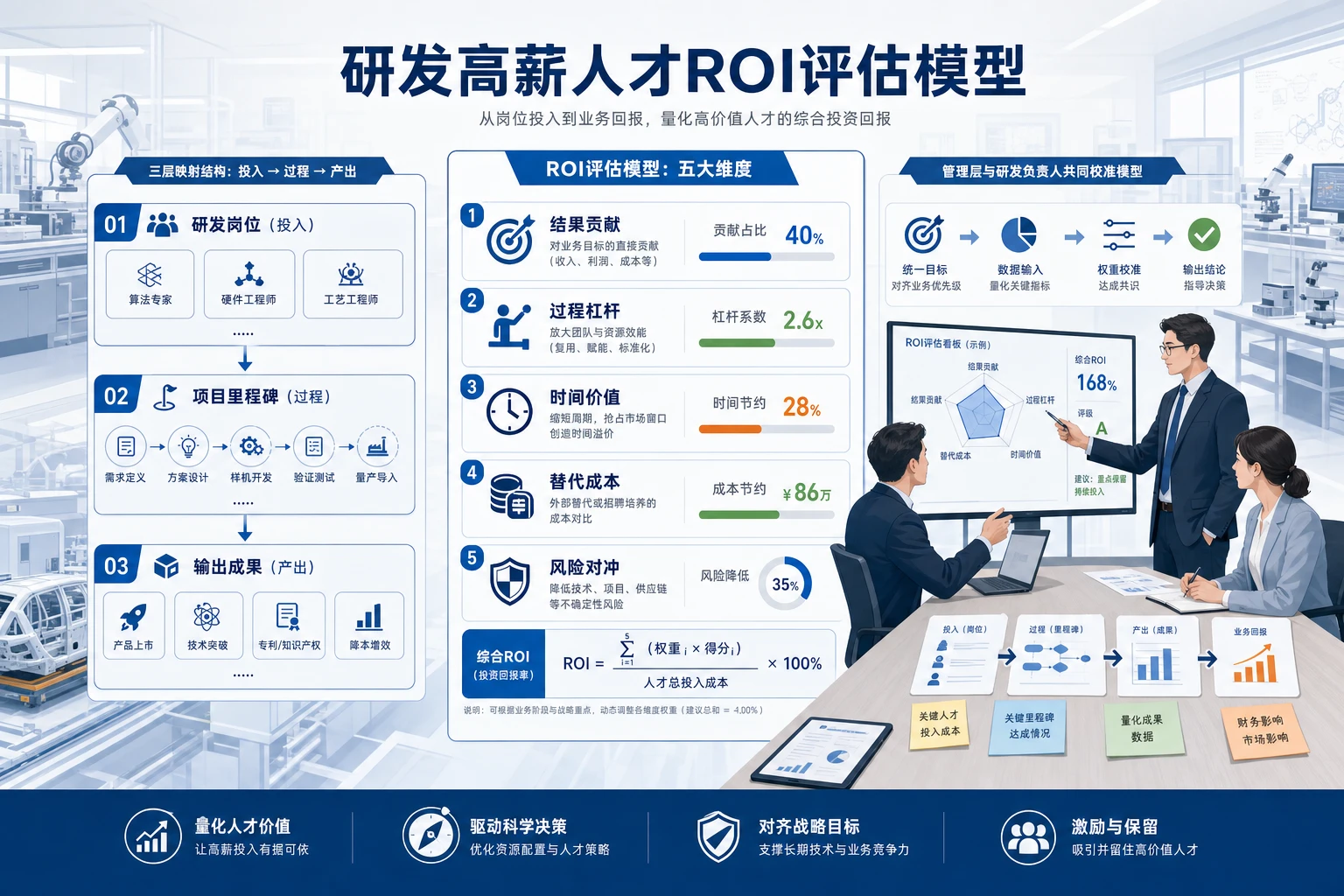 2026年高科技制造研发高薪人才ROI与留才成本决策框架