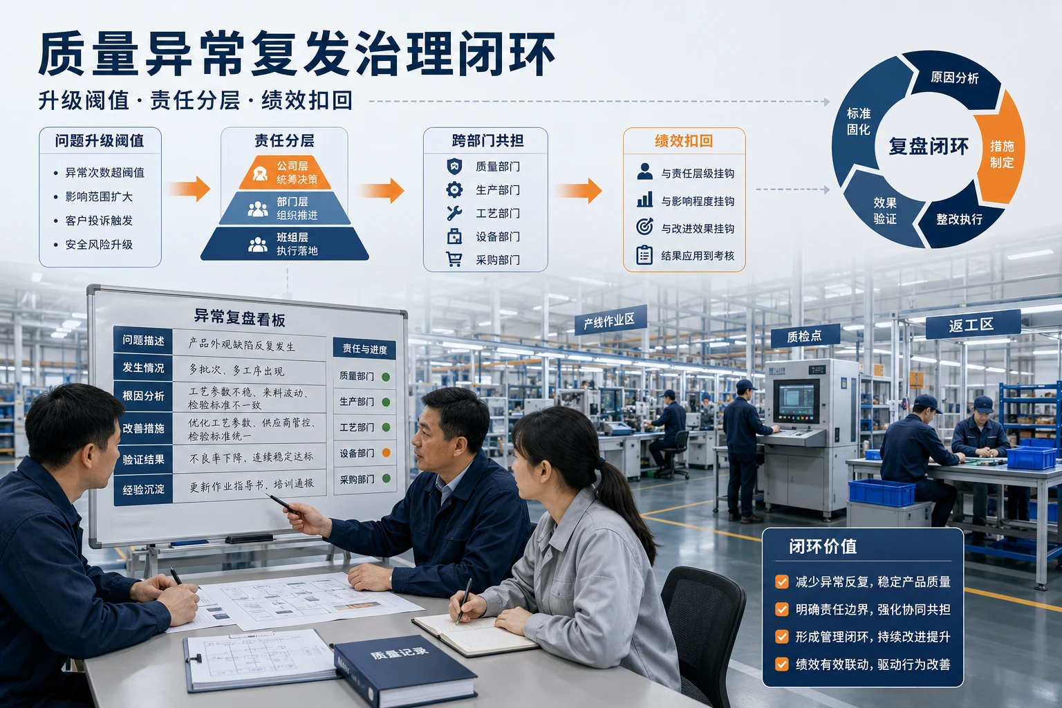 质量异常反复发生时的升级阈值与绩效扣回机制设计（2026年版）