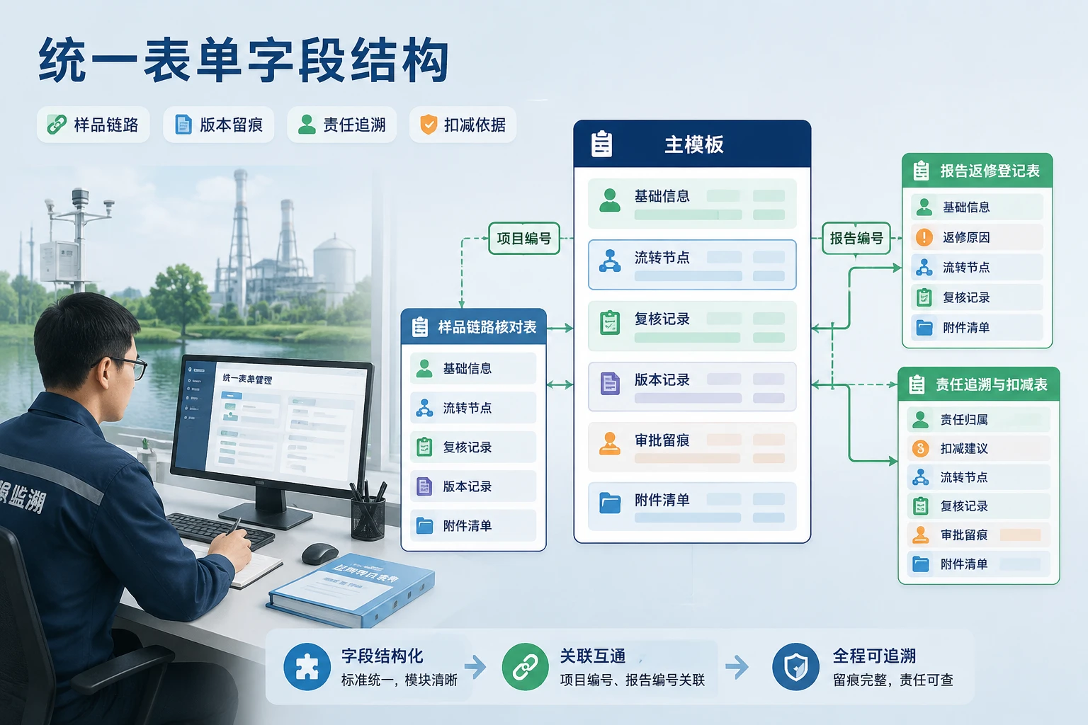 环保监测项目采样复核与报告返修追溯表模板（2026年版）