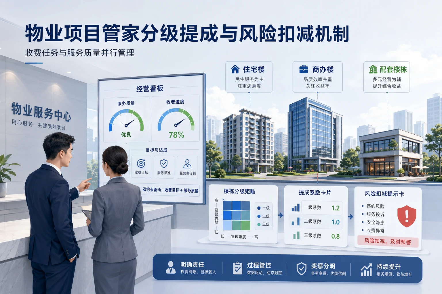 2026年物业项目管家分级提成与风险扣减机制设计指南