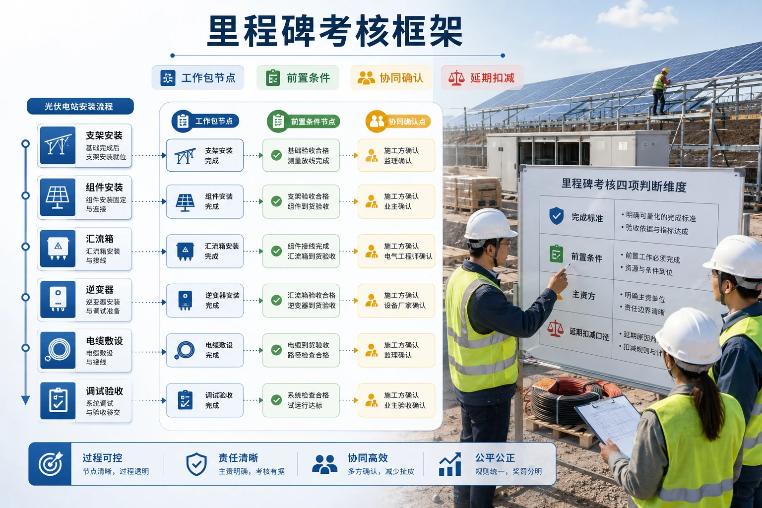 光伏EPC安装延期下里程碑考核与责任划分实战（2026年版）