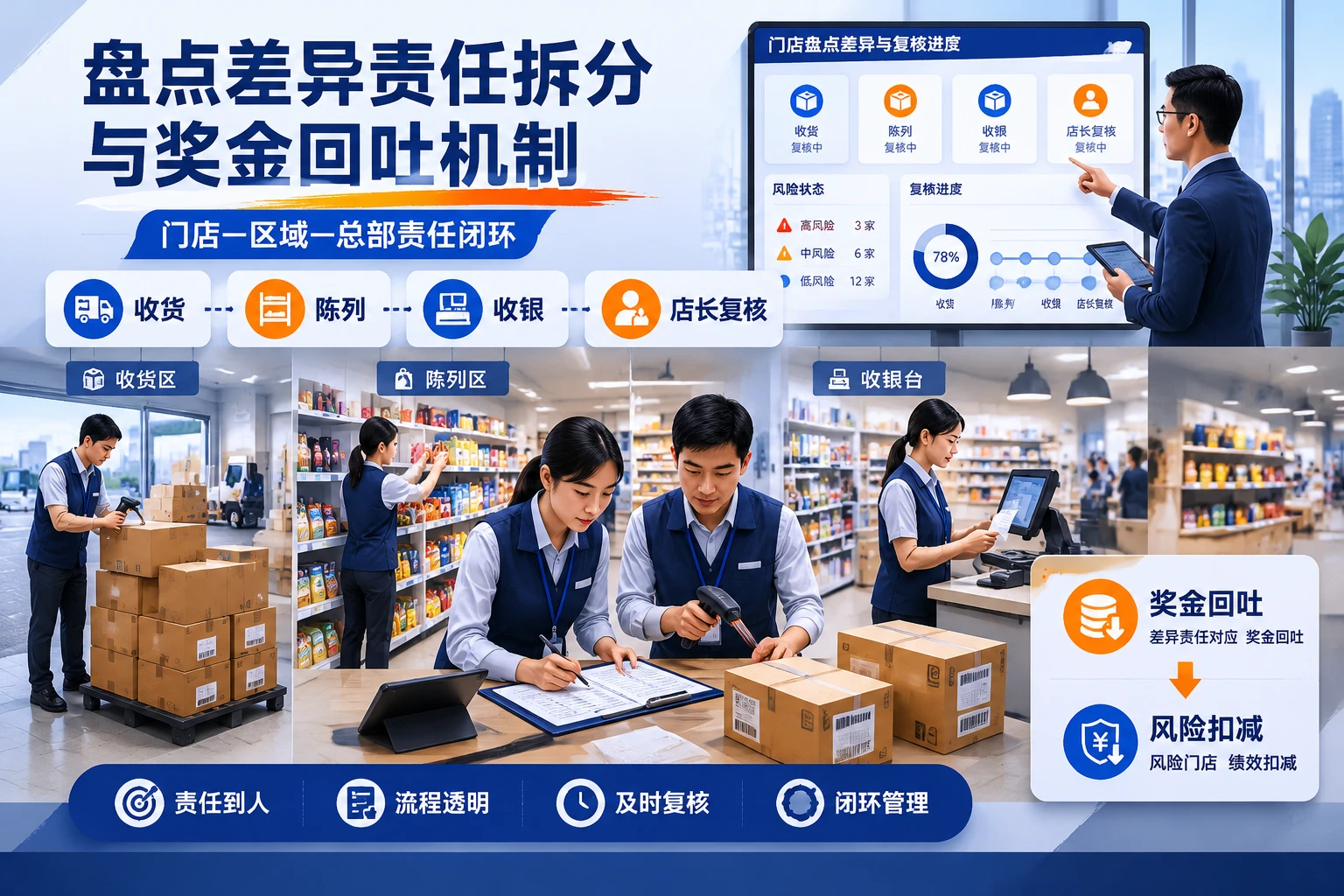 连锁零售盘点差异高发门店的责任拆分与奖金回吐机制(2026年版)