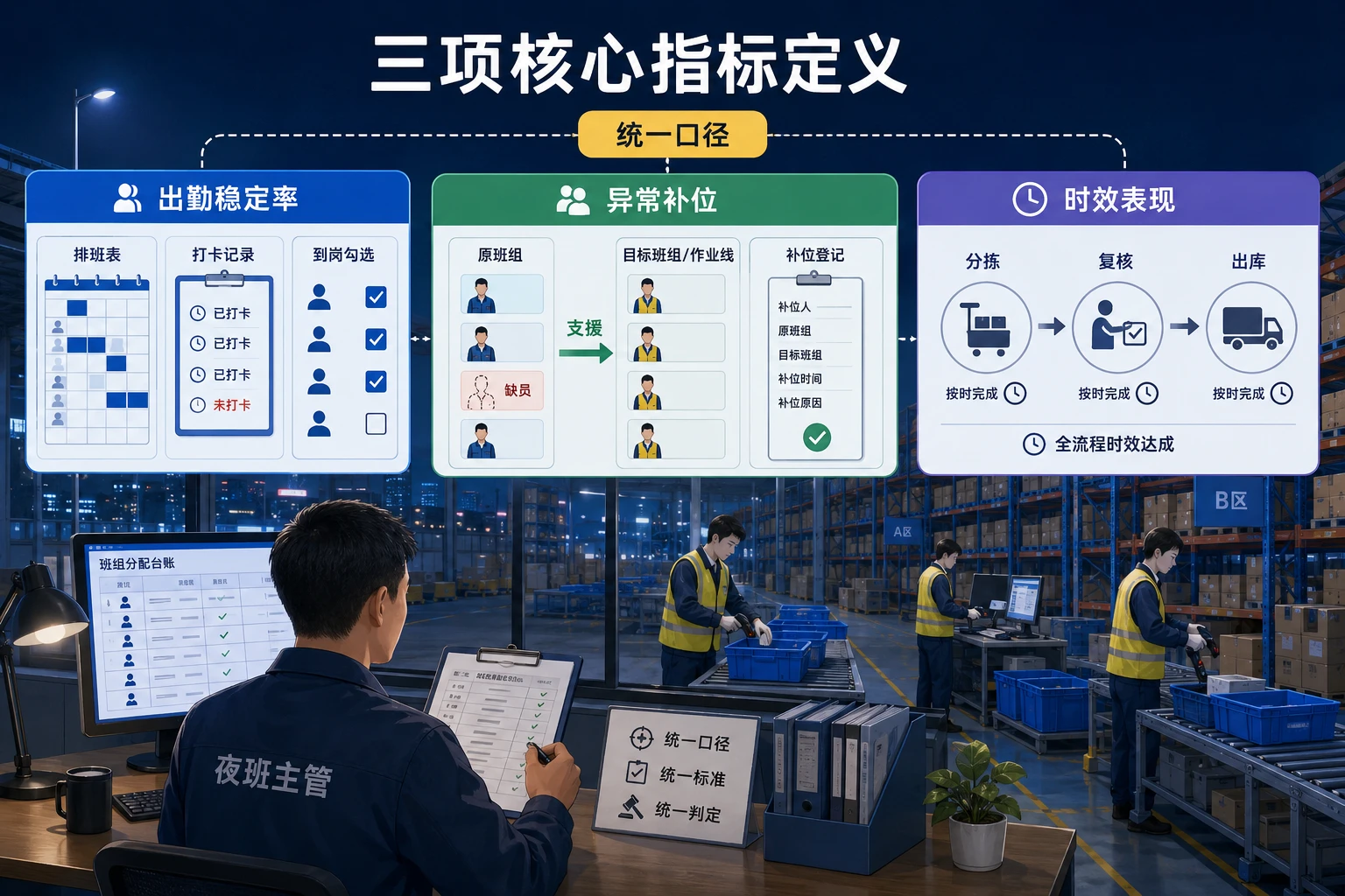 夜班仓配班组分配台账模板与津贴优化方法(2026年版)