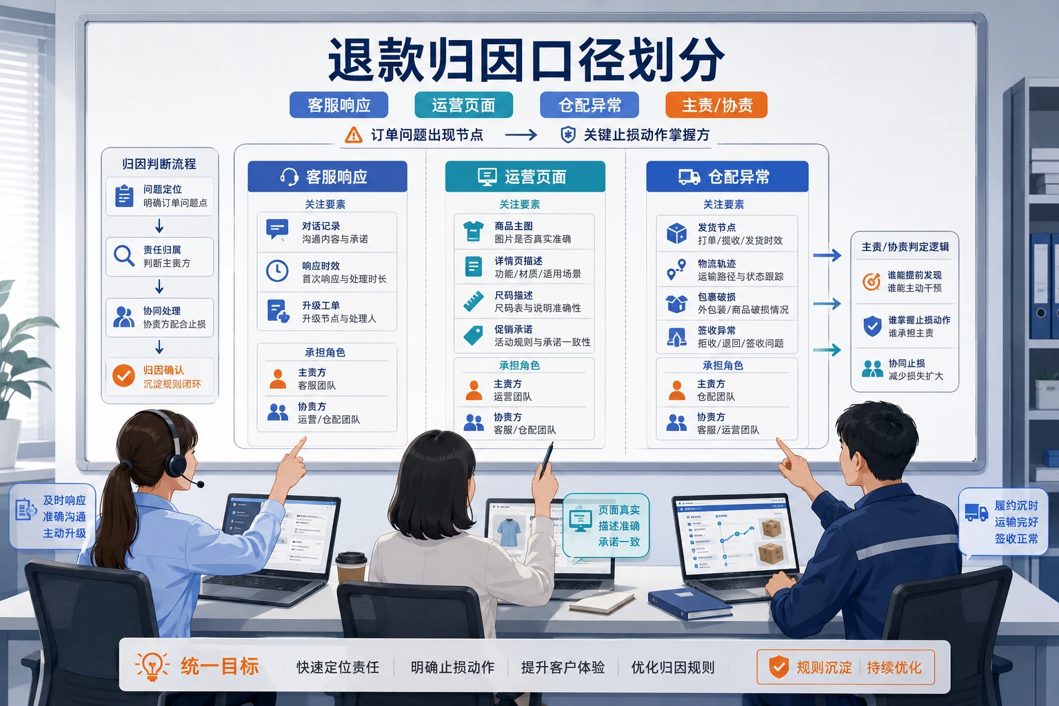 跨境电商退款归因与客服运营仓配奖惩机制设计（2026年版）