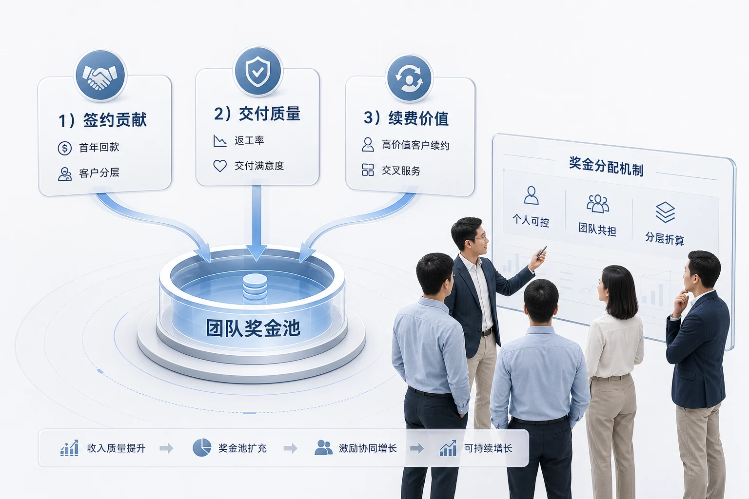 政策高频变动下顾问团队奖金池拆分与续费联动设计（2026年版）