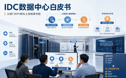 机柜上架密集期如何重构数据中心绩效：奖金池拆分、SLA达成与能耗偏差联动考核（2026年版）