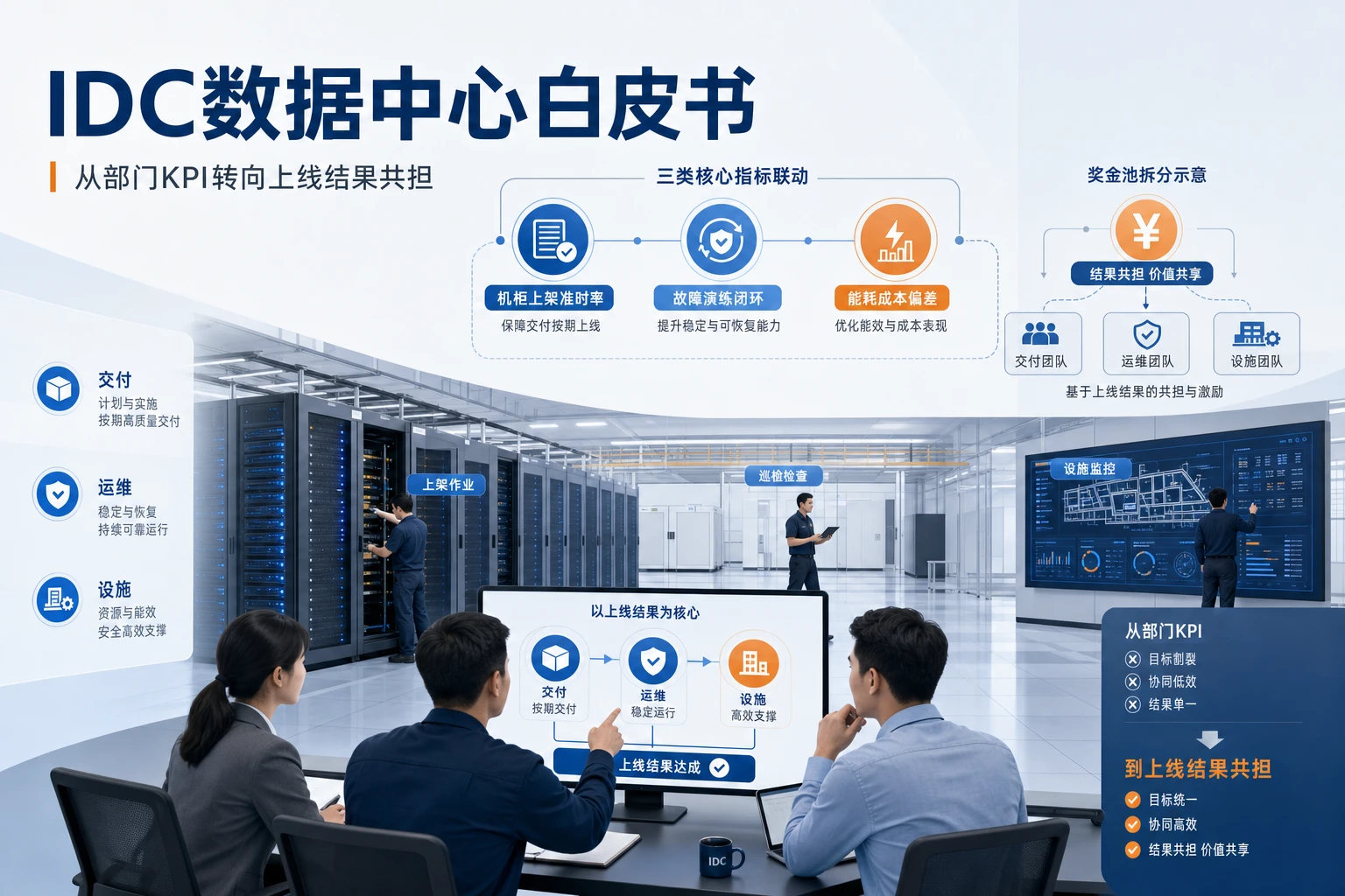 机柜上架密集期数据中心奖金池拆分与联动考核框架（2026年版）