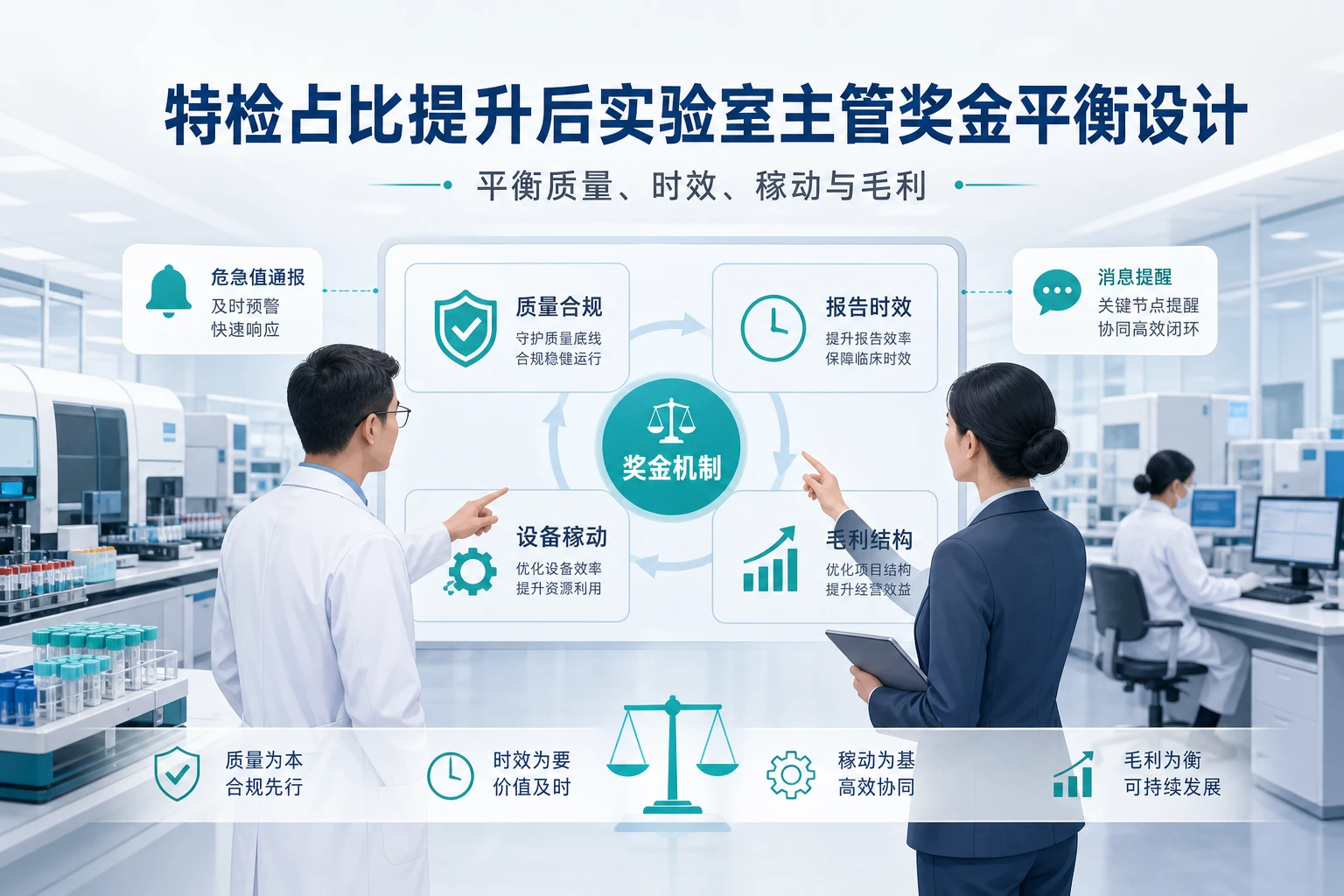 特检占比提升后实验室主管奖金平衡设计方法