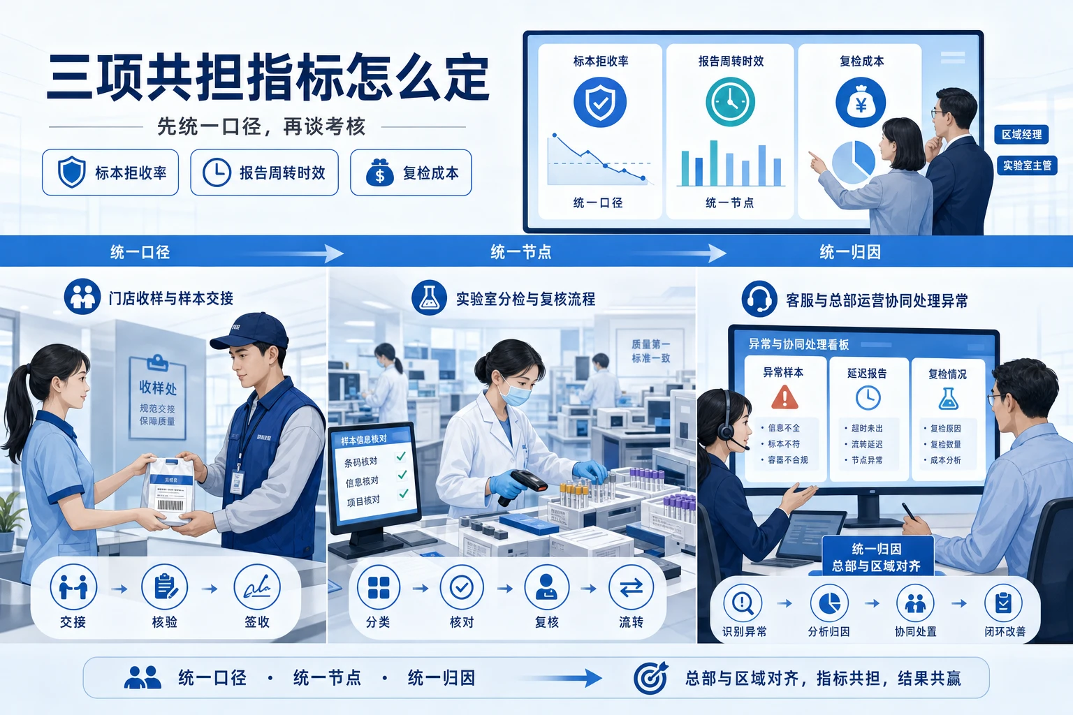 2026年区域检验网络扩张下收样分检客服共担绩效设计