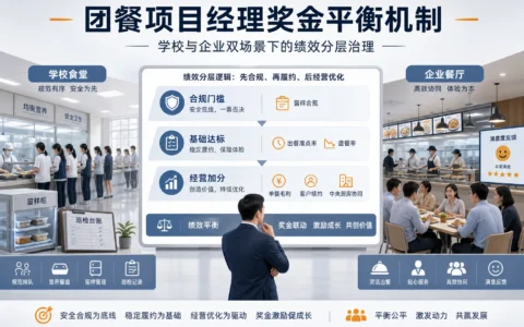 团餐项目经理奖金怎么设计：平衡留样合规、满意度与单餐毛利波动（2026年版）
