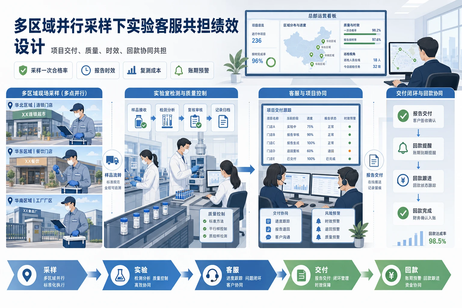 多区域并行采样下实验客服共担绩效设计（2026年版）