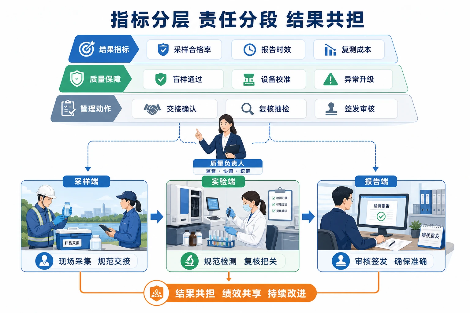 环保抽检加密下监测项目主管协同绩效设计