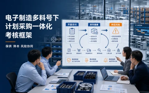 电子制造采购绩效管理：计划与采购一体化考核框架，打通齐套交付率、呆滞库存与紧急采购