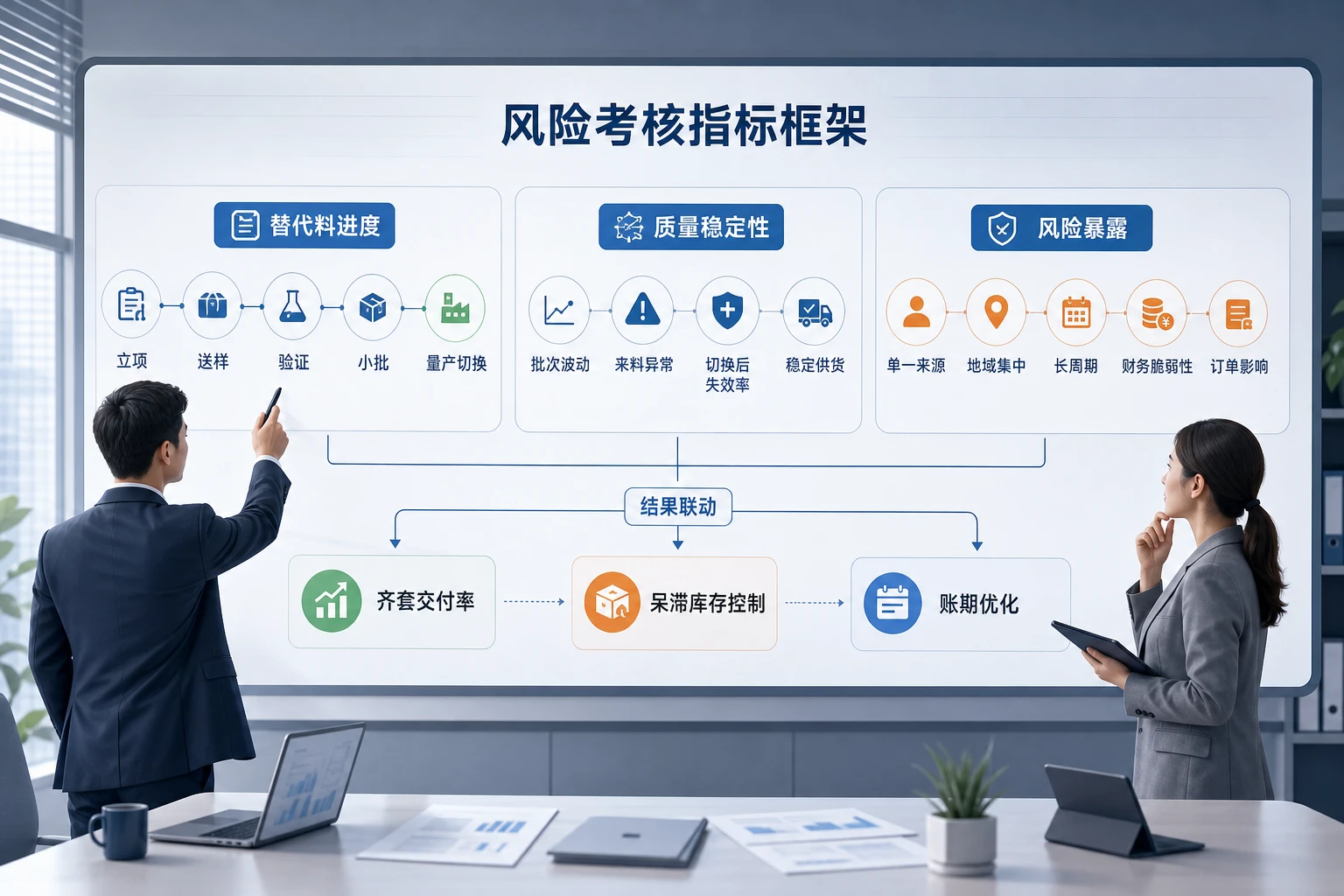核心供应商集中上升下采购绩效重构与风险考核框架