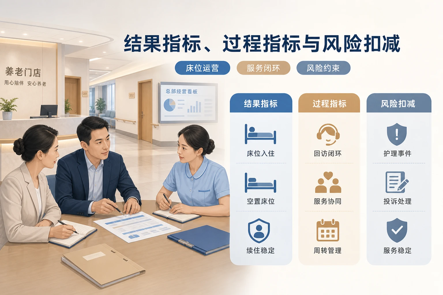 连锁养老门店负责人奖金如何挂钩空置床位与续住服务（2026年版）