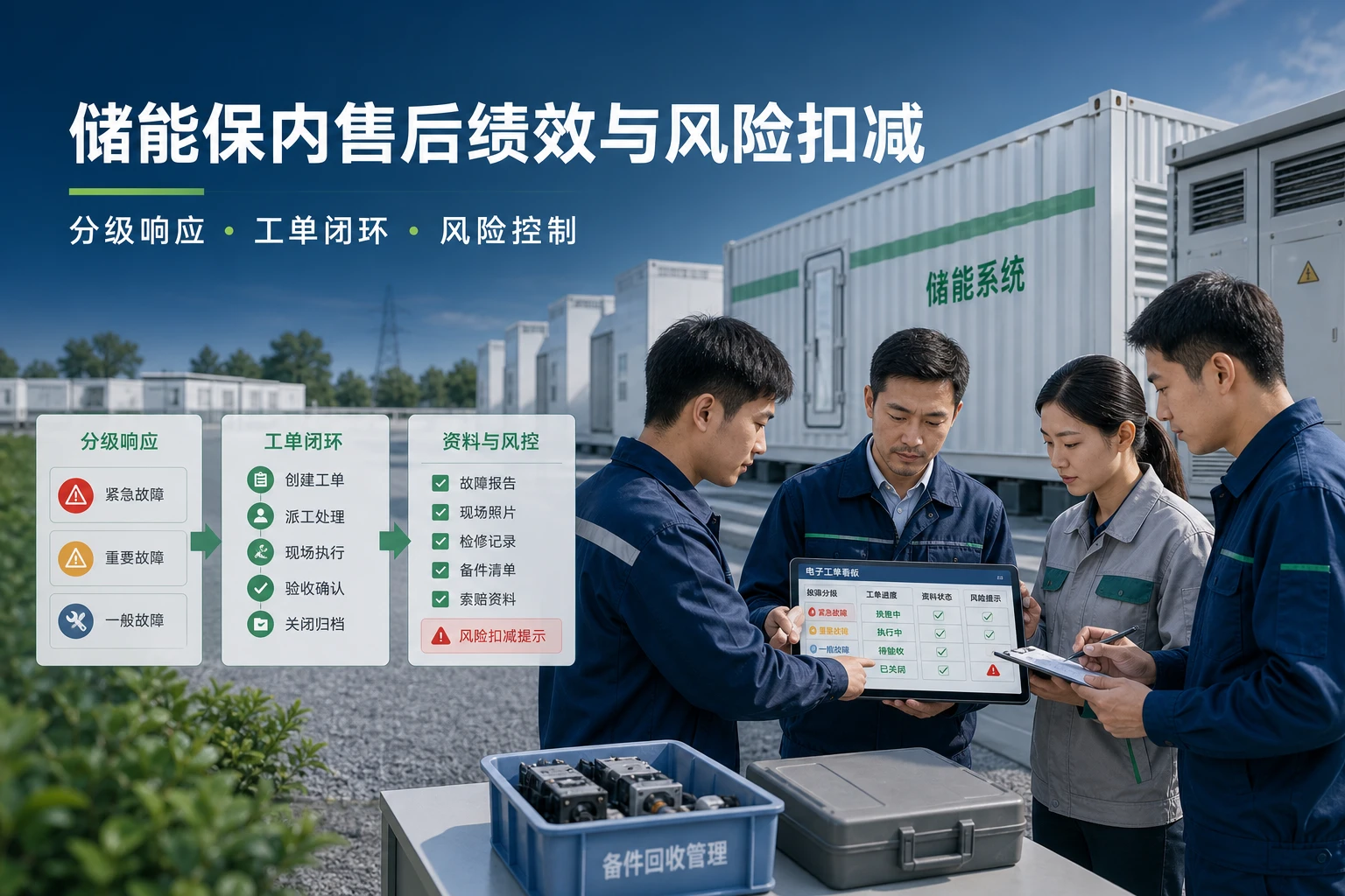 2026年储能保内故障高发期售后绩效与风险扣减设计框架
