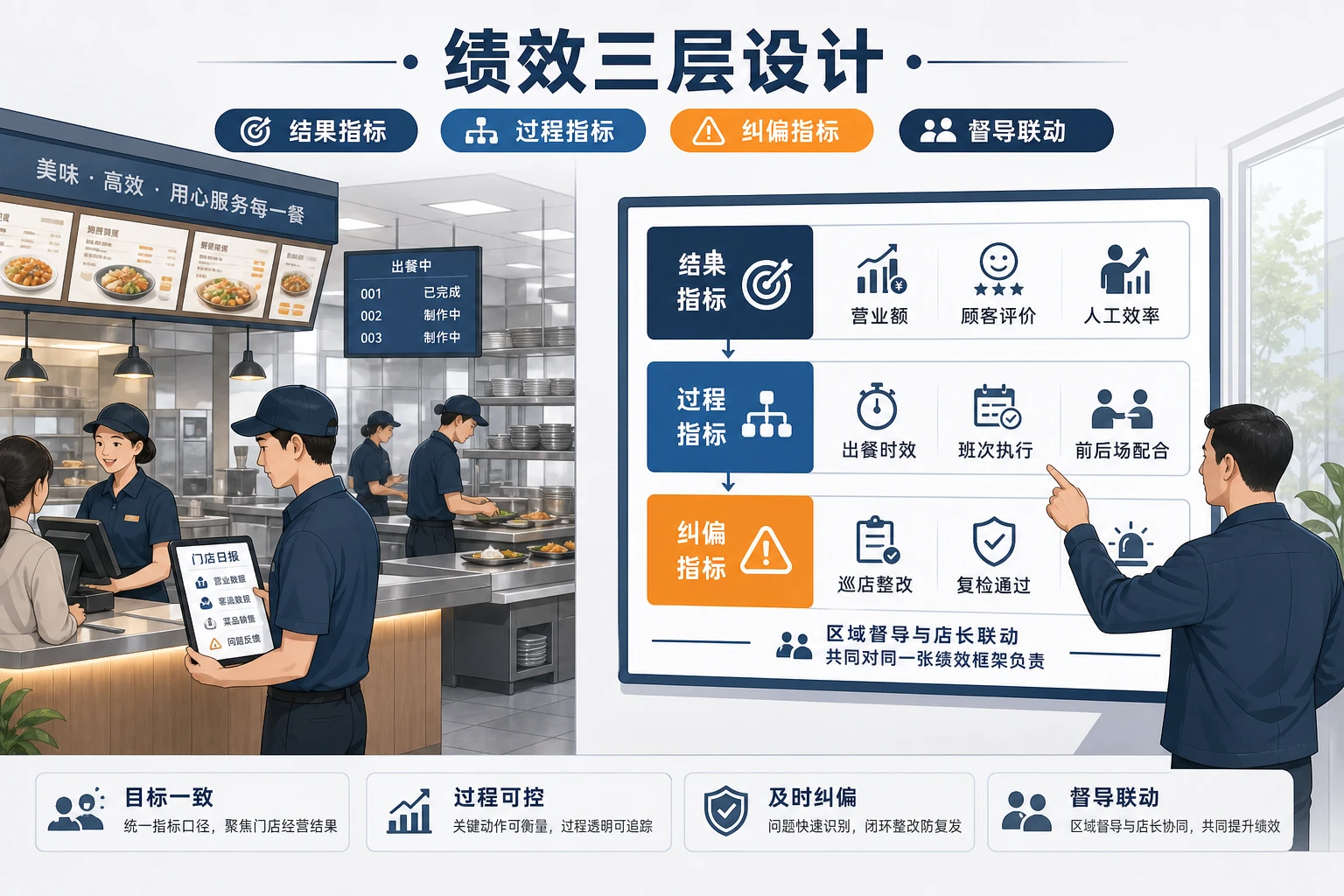 加盟扩张期连锁餐饮门店绩效联动与排班整改框架（2026年版）