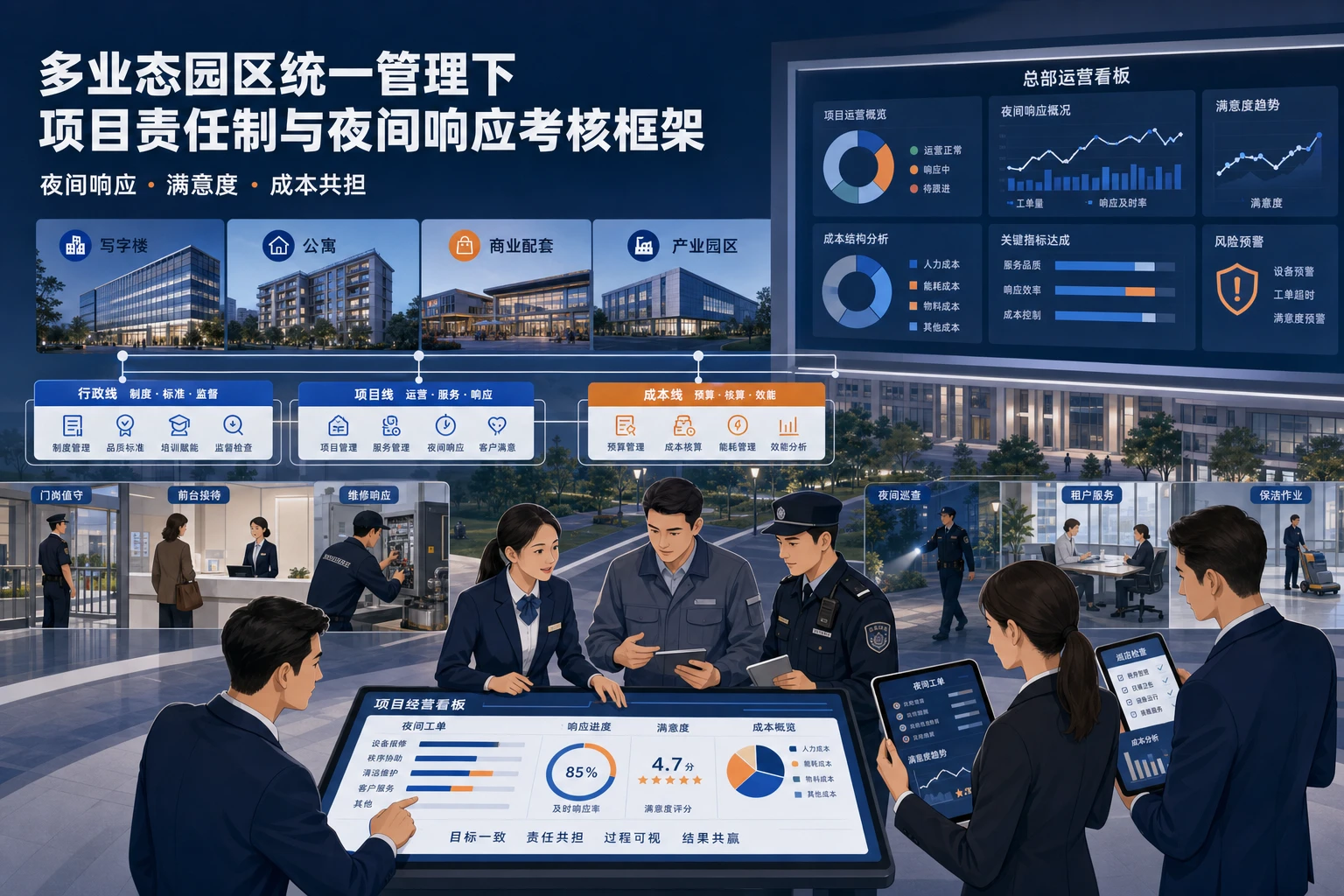 多业态园区统一管理下项目责任制与夜间响应考核框架（2026年版）