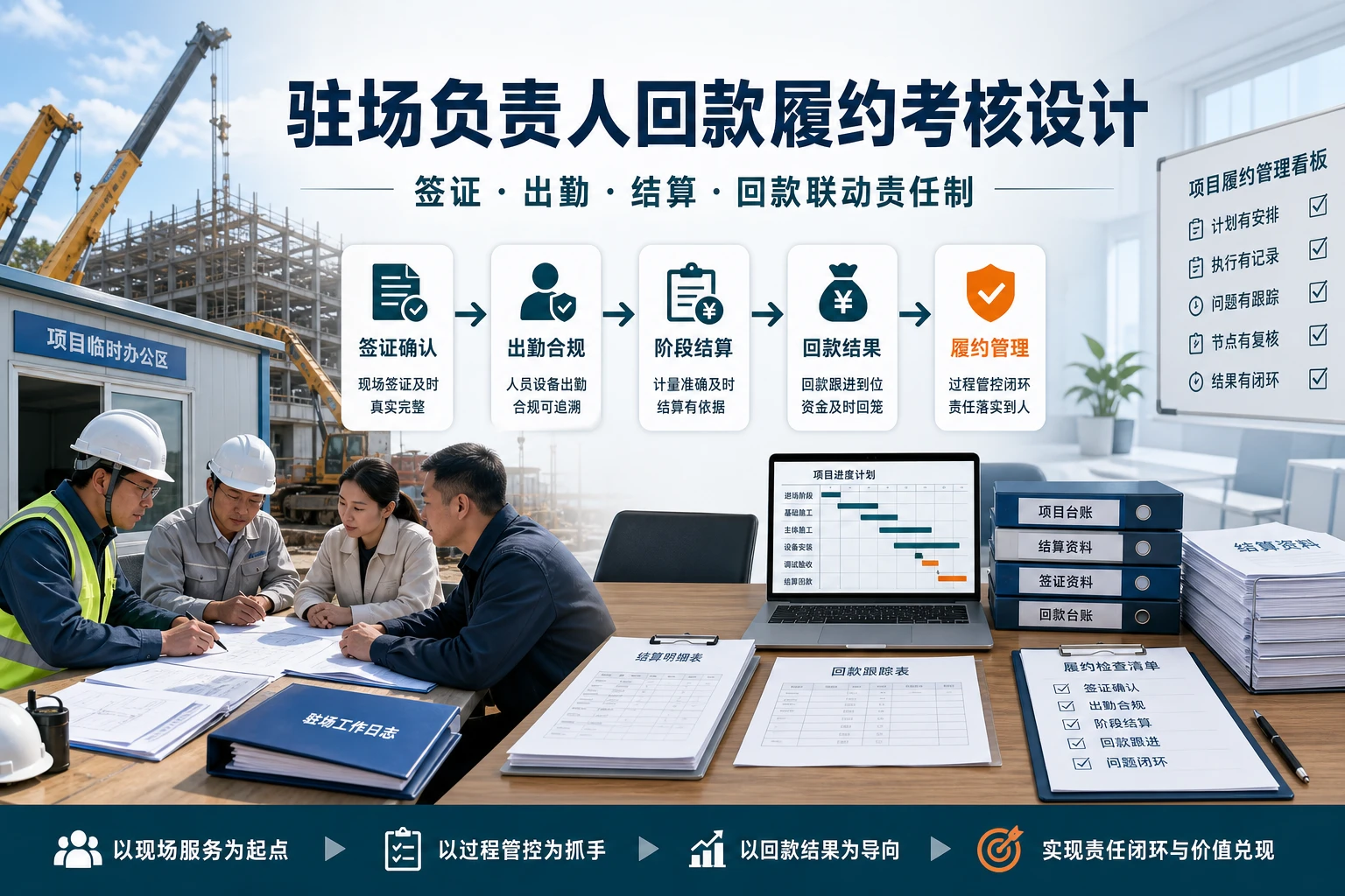2026年总包分包协同趋复杂下驻场负责人回款履约考核设计