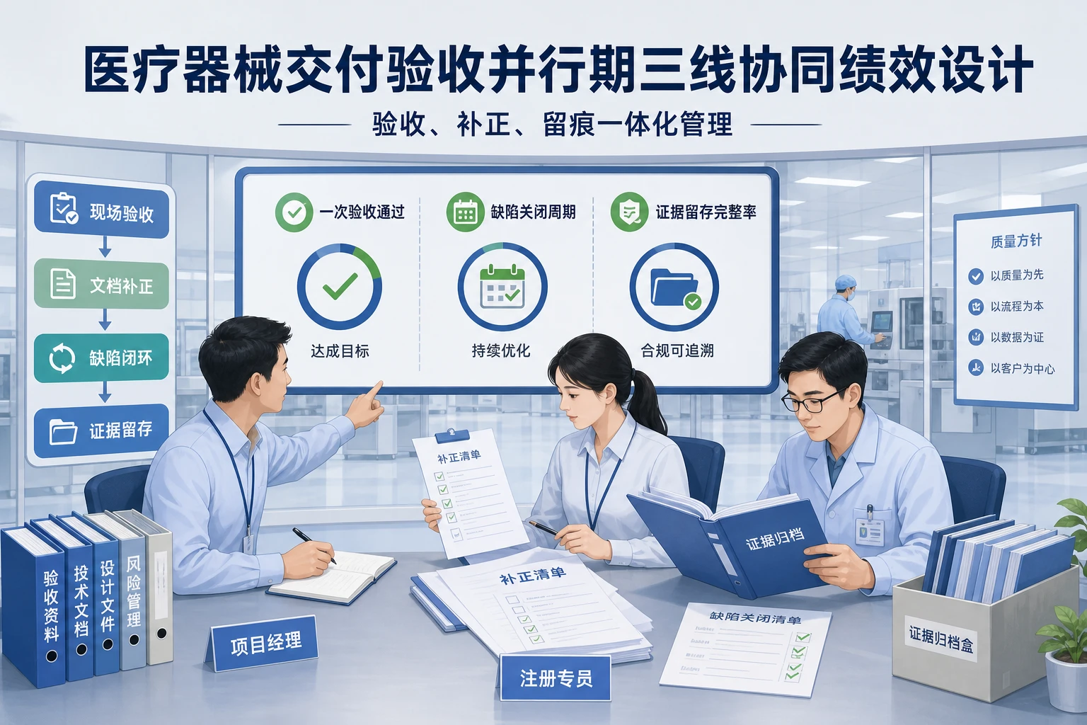 医疗器械交付验收并行期三线协同绩效设计（2026年版）