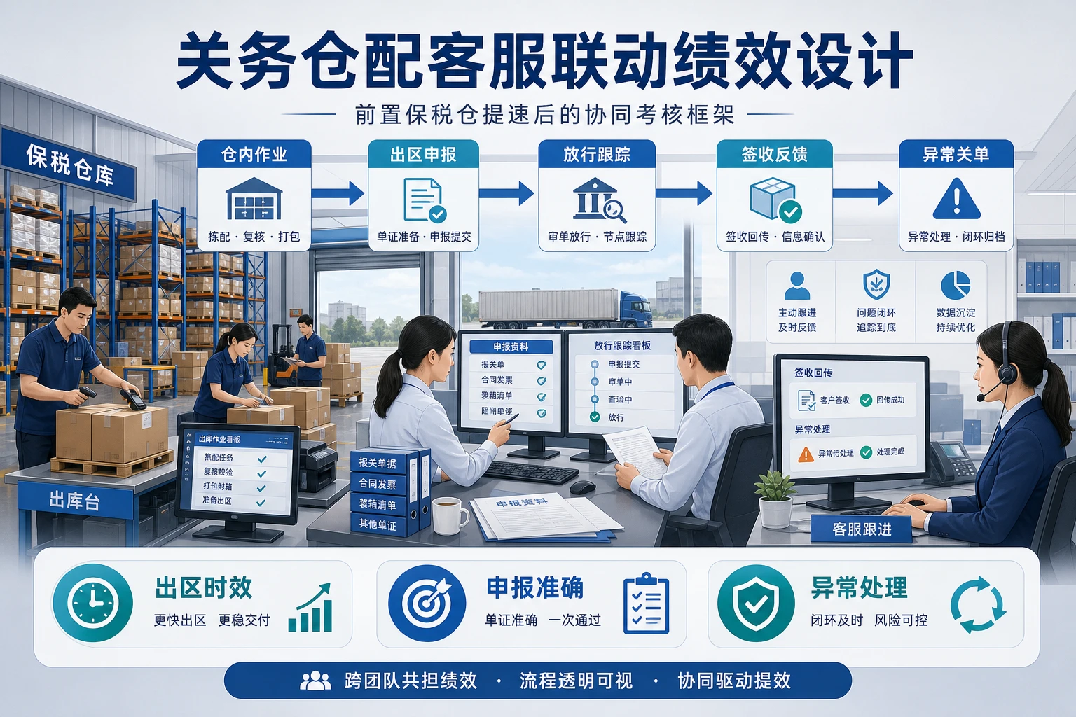 2026年前置保税仓提速后关务仓配客服联动绩效设计