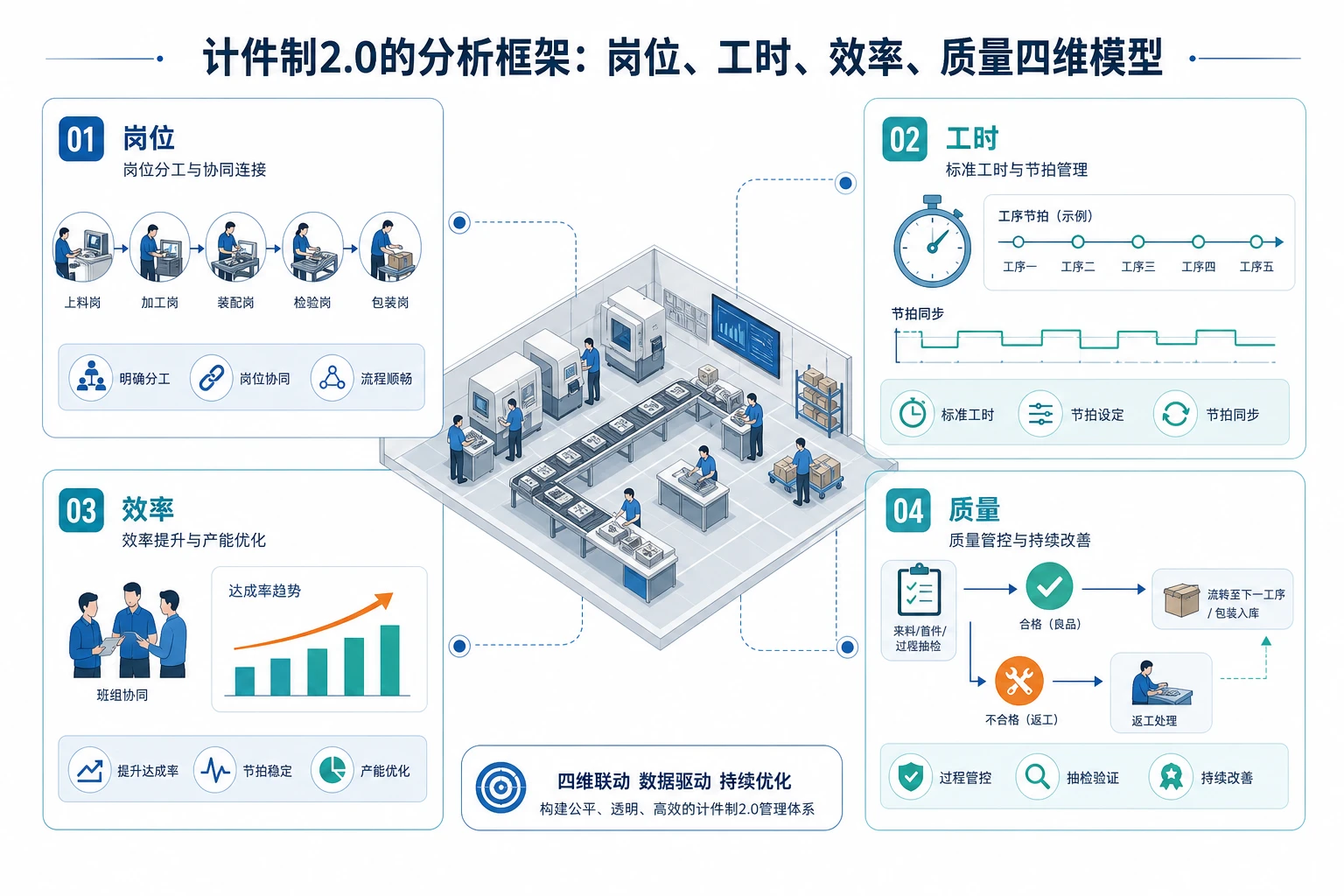 2026年传统制造计件制2.0重构：效率工资落地路径