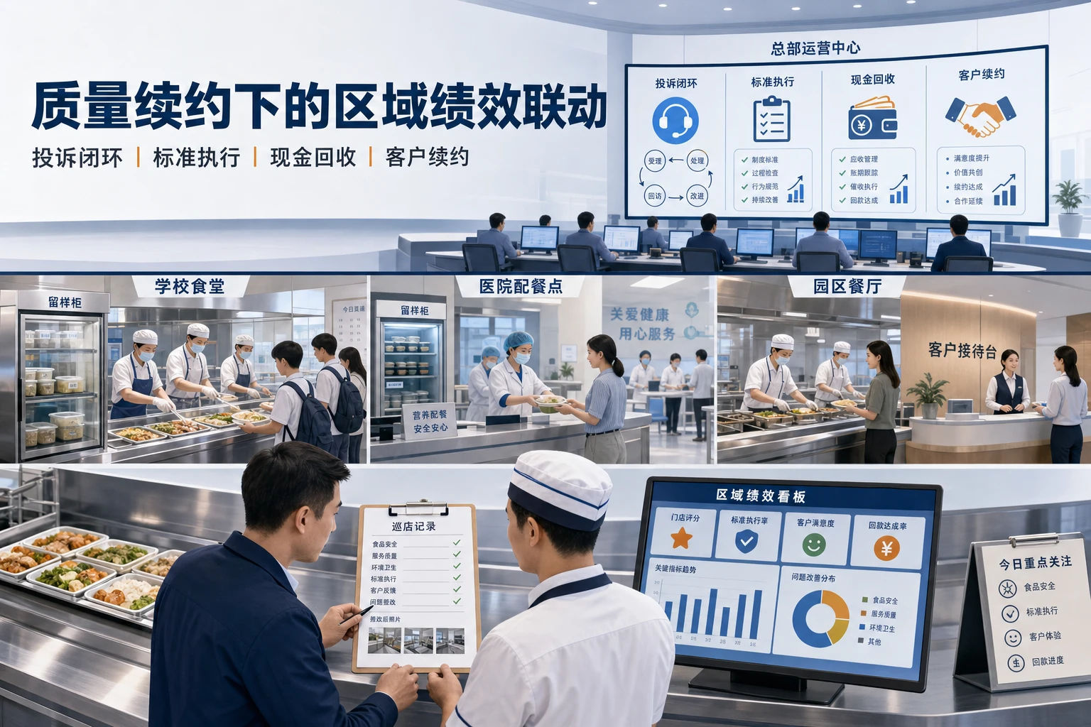 2026年多驻点团餐质量续约下区域负责人绩效联动设计