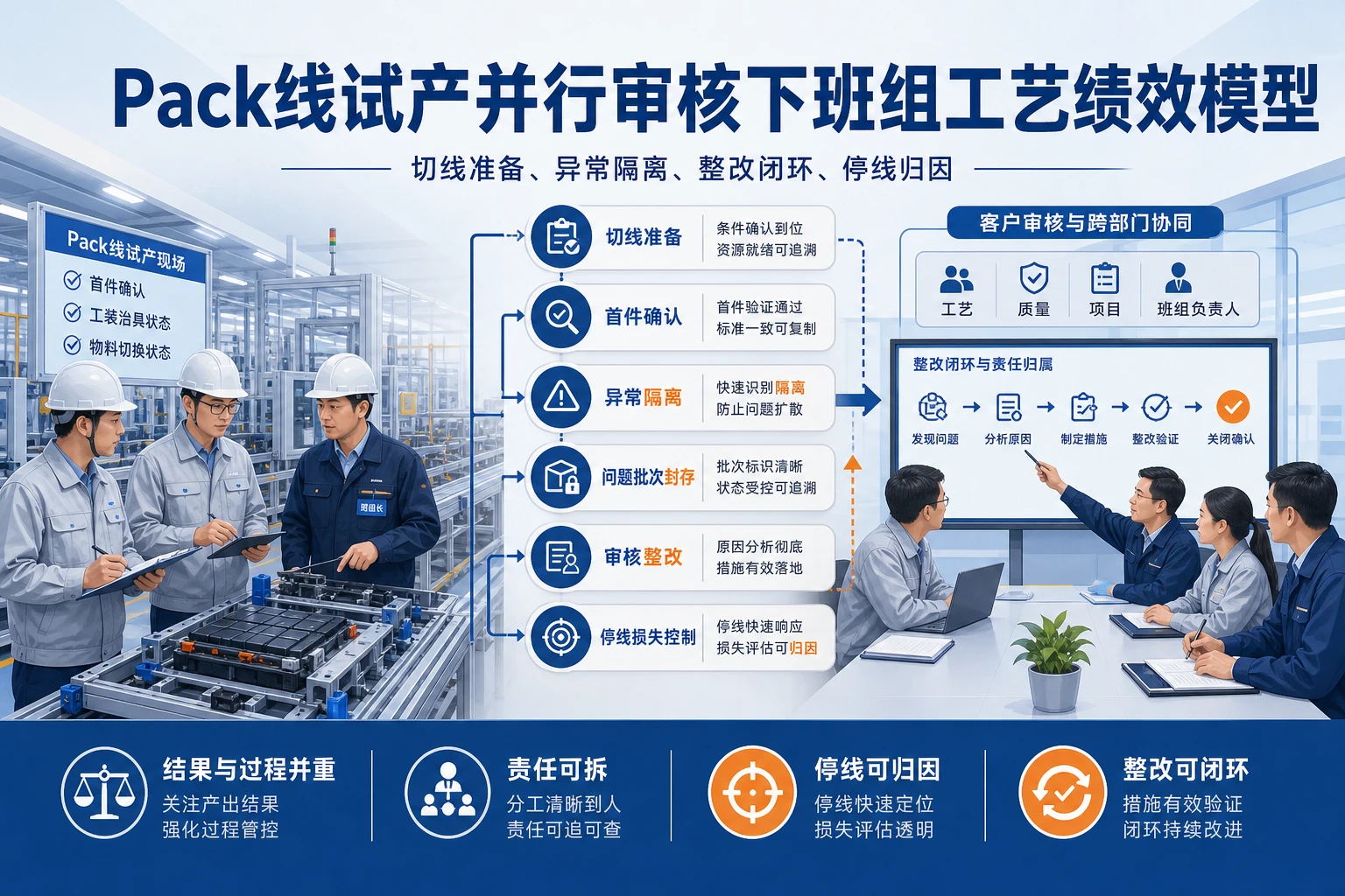 Pack线试产并行审核下班组工艺绩效模型设计（2026年版）