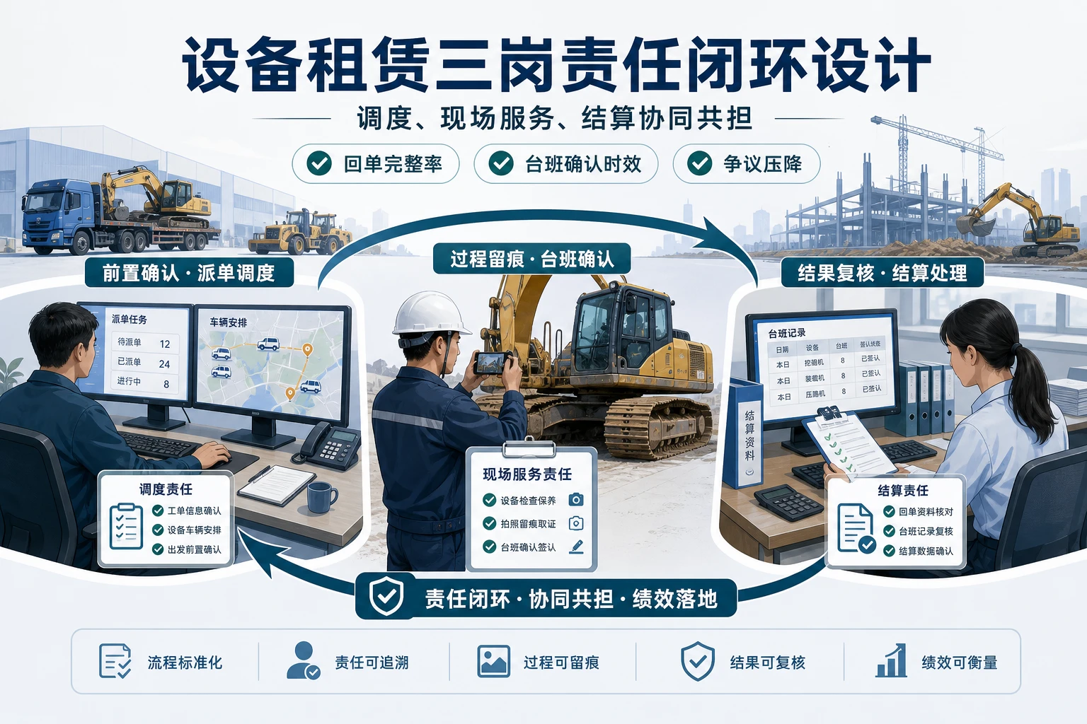 2026年月结客户占比上升后设备租赁三岗责任闭环设计