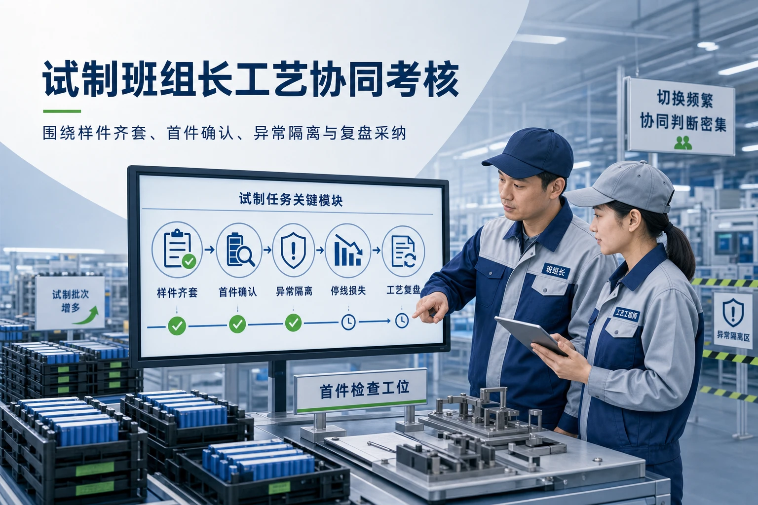 新品电芯验证批次增加后的试制班组长工艺协同考核（2026年版）