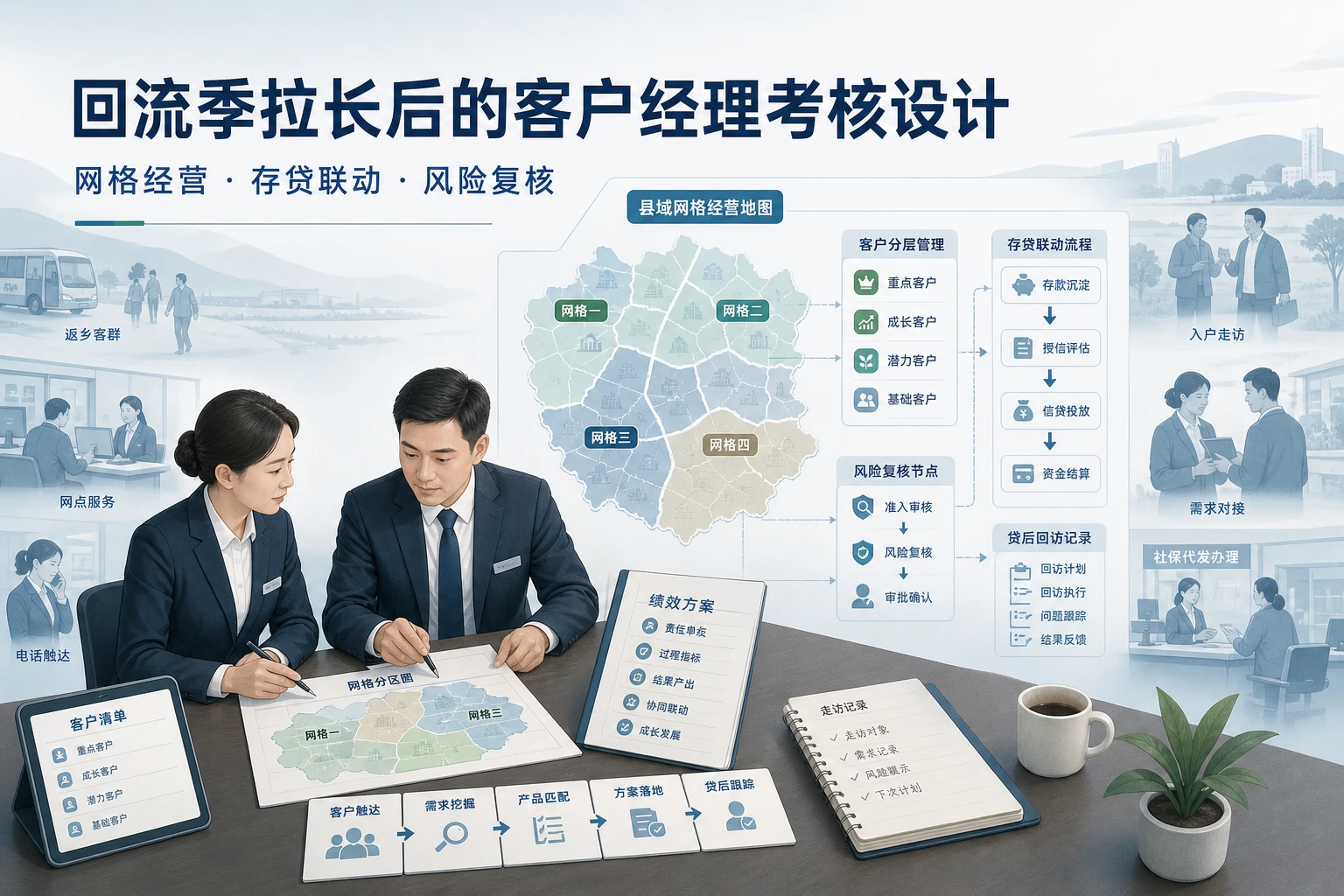 外出务工回流季拉长后农商行客户经理考核设计（2026年版）